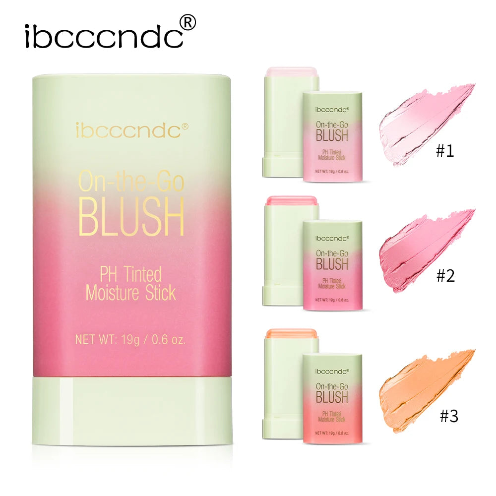 Temperature Change 3-in-1 Cheek Lip Tinted pixiBlush Stick Temperature Change Blush Makeup Products Cosmetic Palette Stick Face Good Vibrations