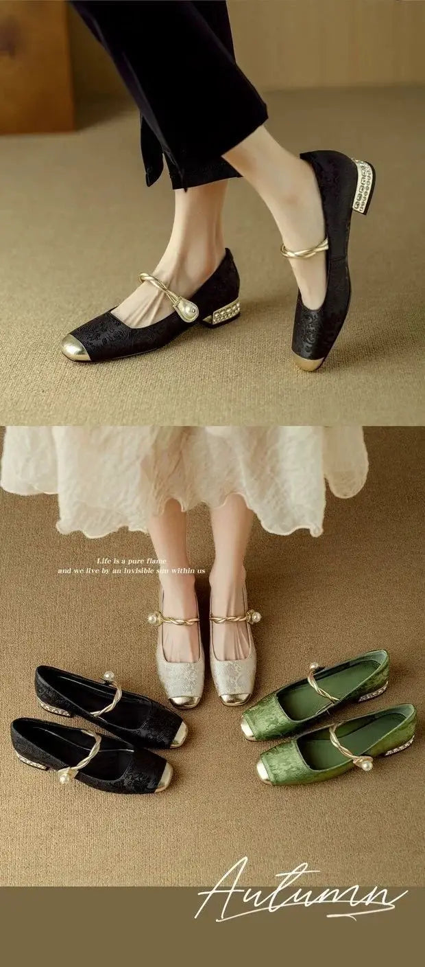 Shoes for Woman 2024 Flats Formal Women's Summer Footwear Low Heel Elegant Moccasins Flat Pointed Toe Non Slip on Promotion E 39 Good Vibrations