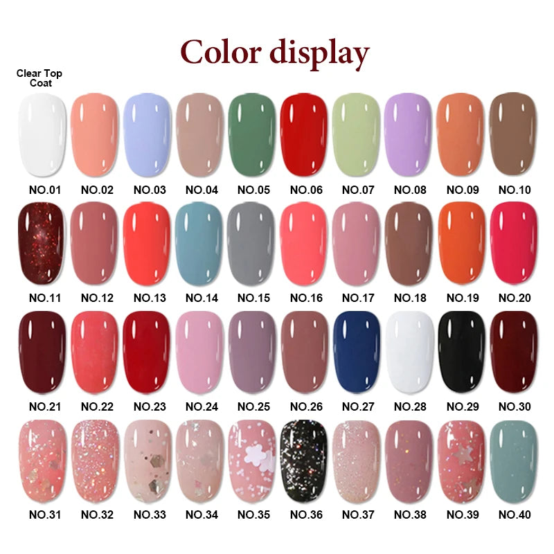 10ml Water-Base Nail Polish 40 Colors Air Dry Peel Off Nail Art For Manicure DIY Long Lasting Nail Supplies Painting Varnish Good Vibrations