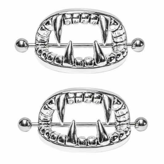 Straight Rod Snake Wing Nipple rings Breast Ring Heart Shaped Adjustable Nipple Piercing Human Jewelry Good Vibrations
