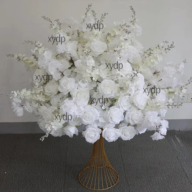 Hot Pink/Purple/Red/Blue luxurious Wedding Table Centerpieces large Flower Ball Outdoors Event Party Accessories Props 80cm,70cm Good Vibrations