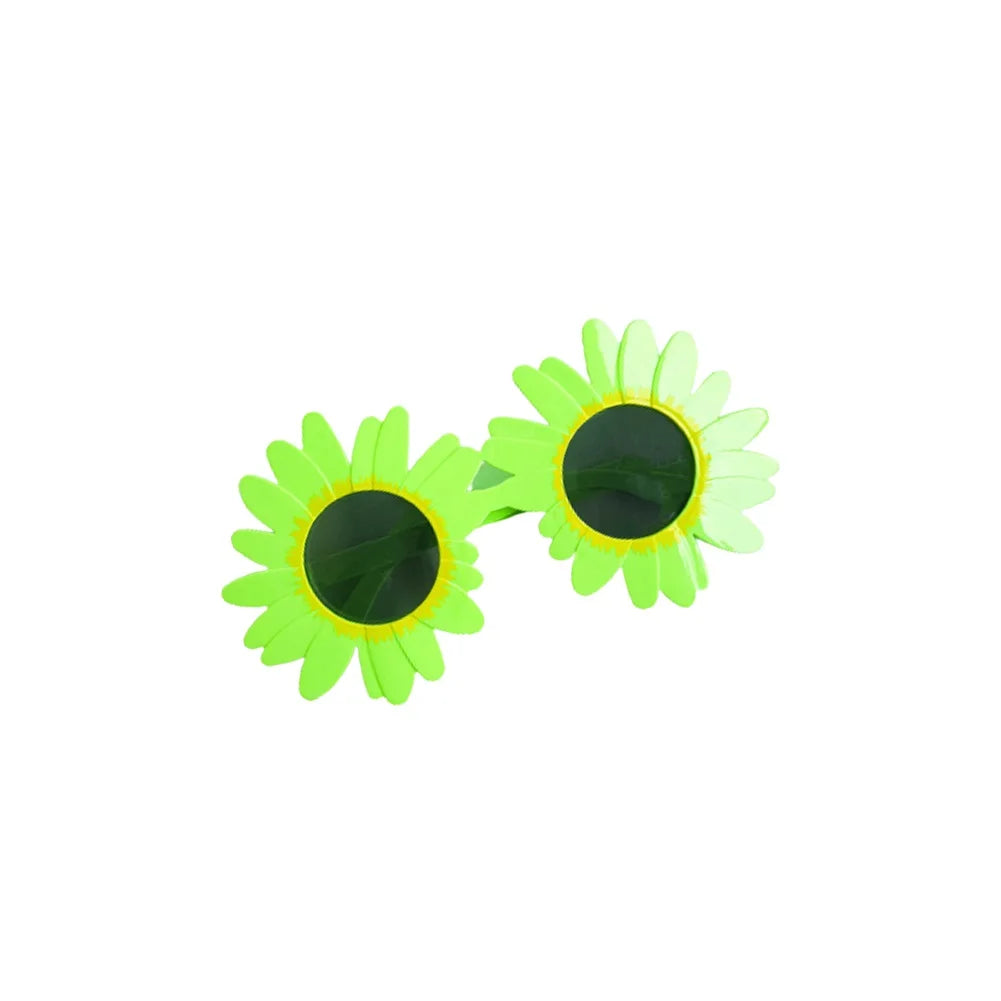 Sunflower Sunglasses Little Daisy Shape Sun Glasses Funny Party Decorative Eyeglasses Plastic Gathering Picnic Photography Props Good Vibrations