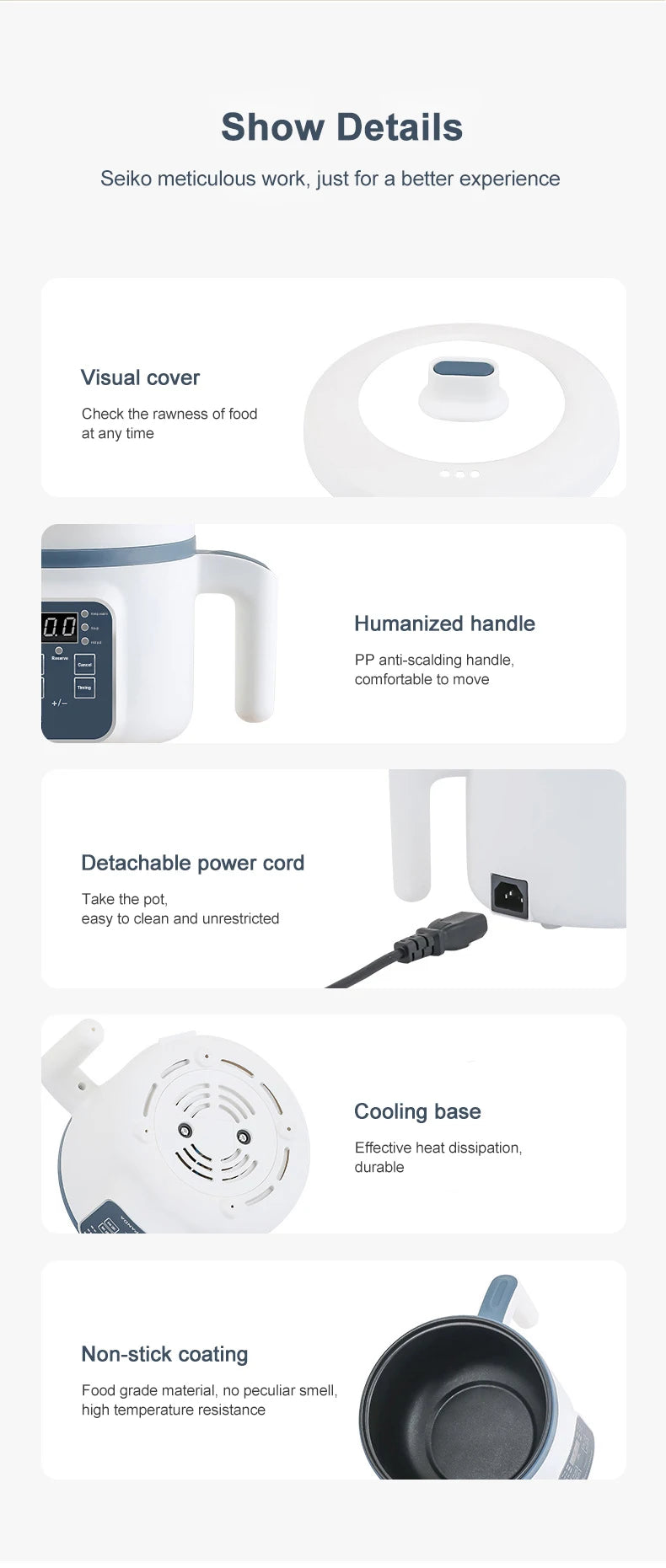 1.7L Electric Rice Cooker Single Double Layer 220V Multi Cooker Non-Stick Smart Mechanical MultiCooker Steamed Rice Pot For Home Good Vibrations Adult Super Store