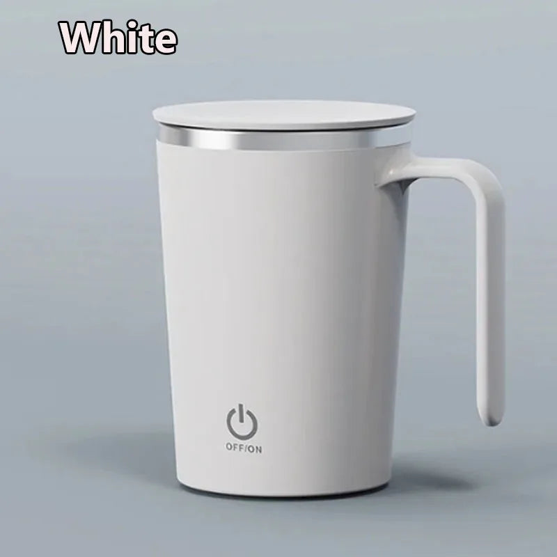 400ml Automatic Stirring Cup Mug Rechargeable Portable Coffee Electric Stirring Stainless Steel Rotating Magnetic Drinking Tools Good Vibrations Adult Super Store