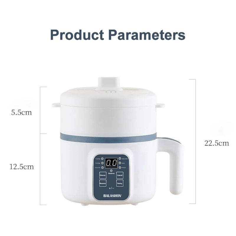 1.7L Electric Rice Cooker Single Double Layer 220V Multi Cooker Non-Stick Smart Mechanical MultiCooker Steamed Rice Pot For Home Good Vibrations Adult Super Store