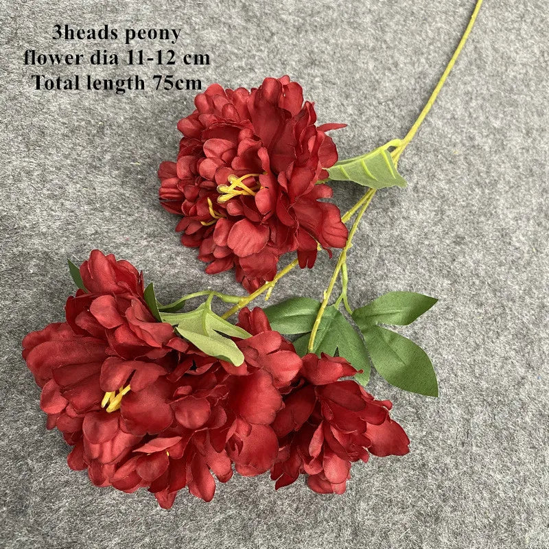 Wedding Decor Rose red wine red artificial rose flower row road guide Hydrangea flower silk flower dropshipping Good Vibrations