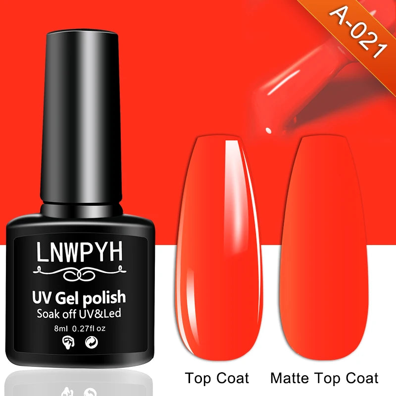 Nail Gel Polish 36 Color Gel Nail Polish Semi Permanent Gel Vernis Base Top Coat Nail Art Manicure Soak Off LED UV Gel Varnishes Good Vibrations