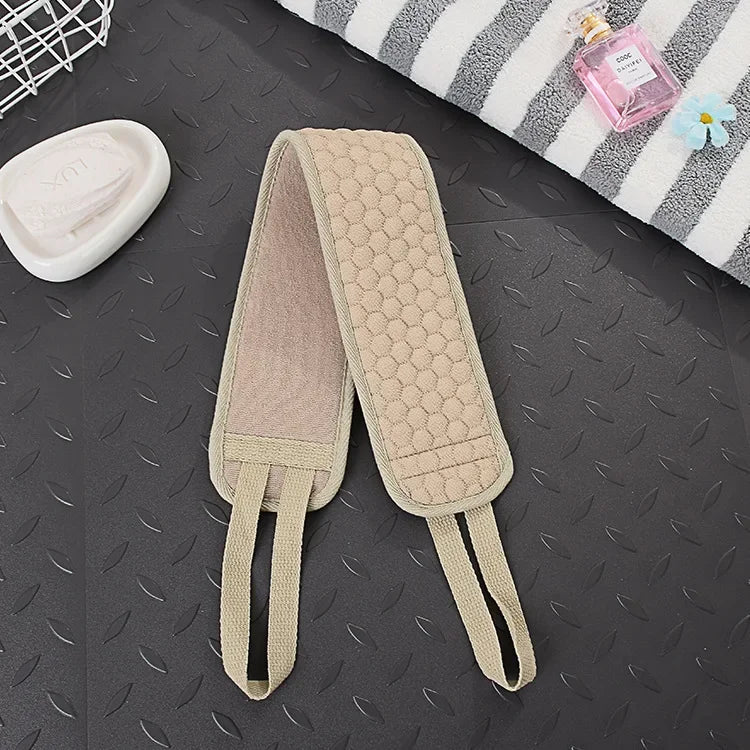 Shower Exfoliating Back Scrubber Bath Belt Towel Ball Glove Deep Mud Clean Korean Body Washcloth Japanese Rear Scrub Pull Strap Good Vibrations