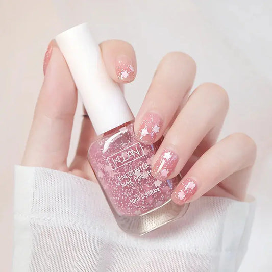 Air Dry Nail Polish 10ml 0.35 oz Water Based Non Toxic Odorless Quick Dry Toenail Finger Gel No Lamp Baking Nail Art Manicure Good Vibrations