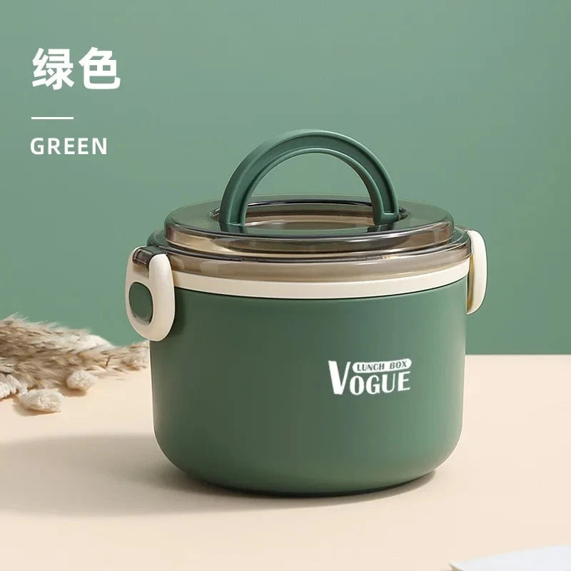 Food Thermal Jar Insulated Soup Thermos Bottles Stainless Steel Lunch Box Drinking Cup Bento Lunch Box Women Hot Food Container Good Vibrations