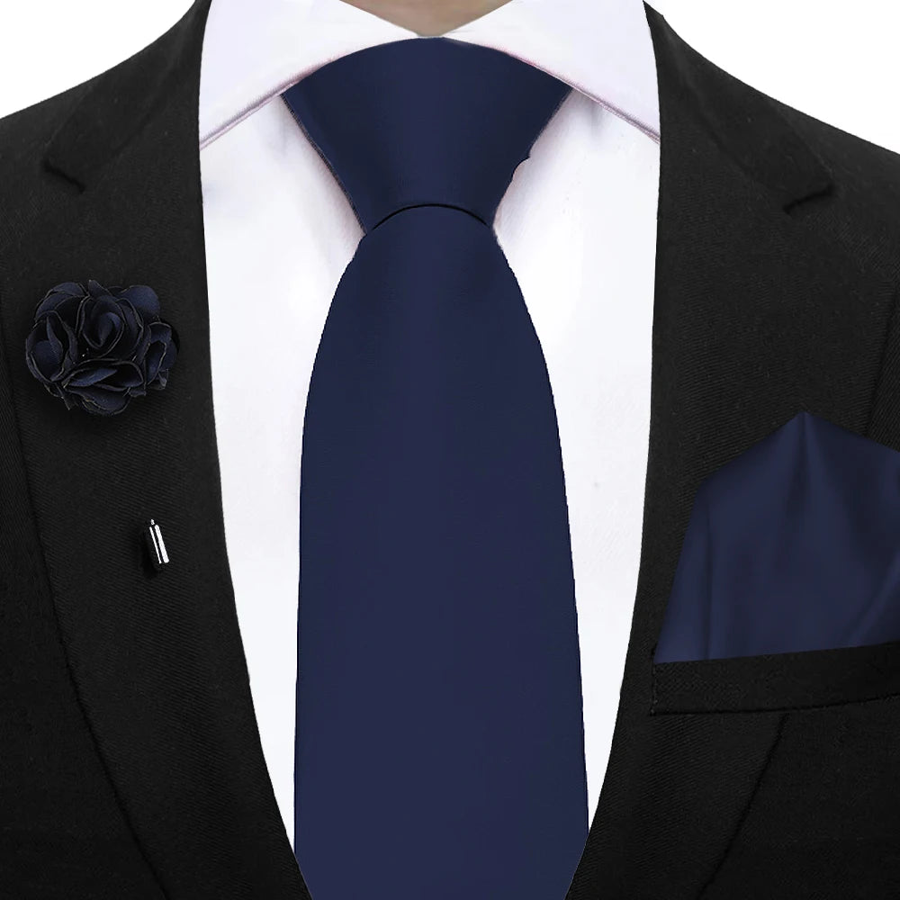 Mens Ties Set Sage Green Pink Grey Brown NeckTie Pocket Square Brooch Wedding Tie Suit Accessories Fit Group Holiday Party