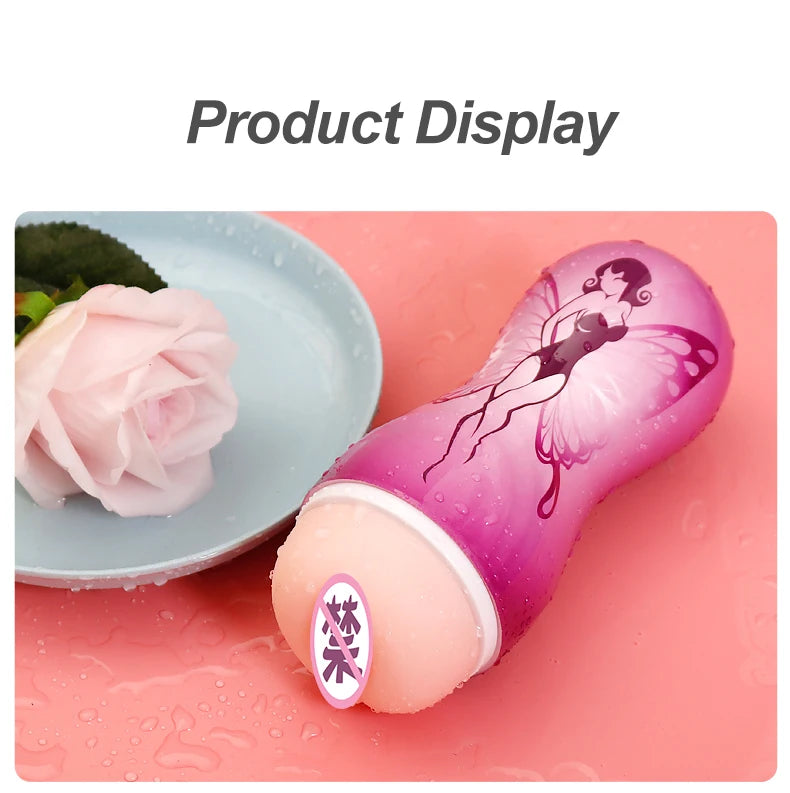 Marilyn Male Masturbator Adult Erotic Toys Silicone Masturbation Cup Penis Exerciser Male Deformable Sex Toys Blowjob Sex Shop