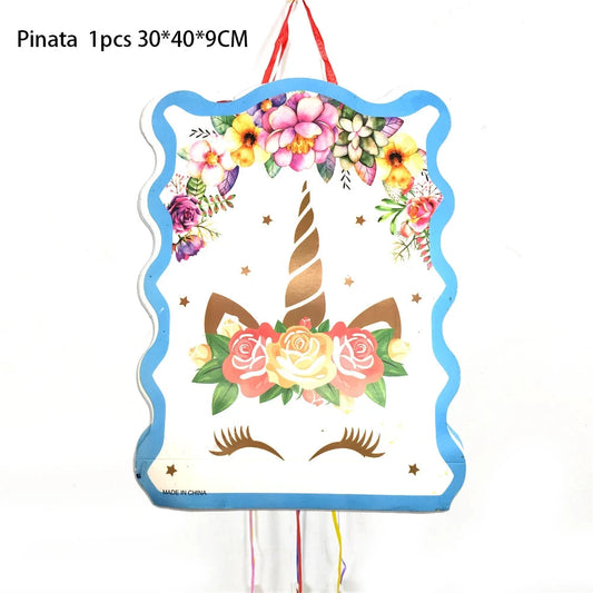 Pink Unicorn blue Unicorn Theme piñata birthday Pinatas birthday piñata toys pinata child birthday Decoration christmas Pinata Good Vibrations
