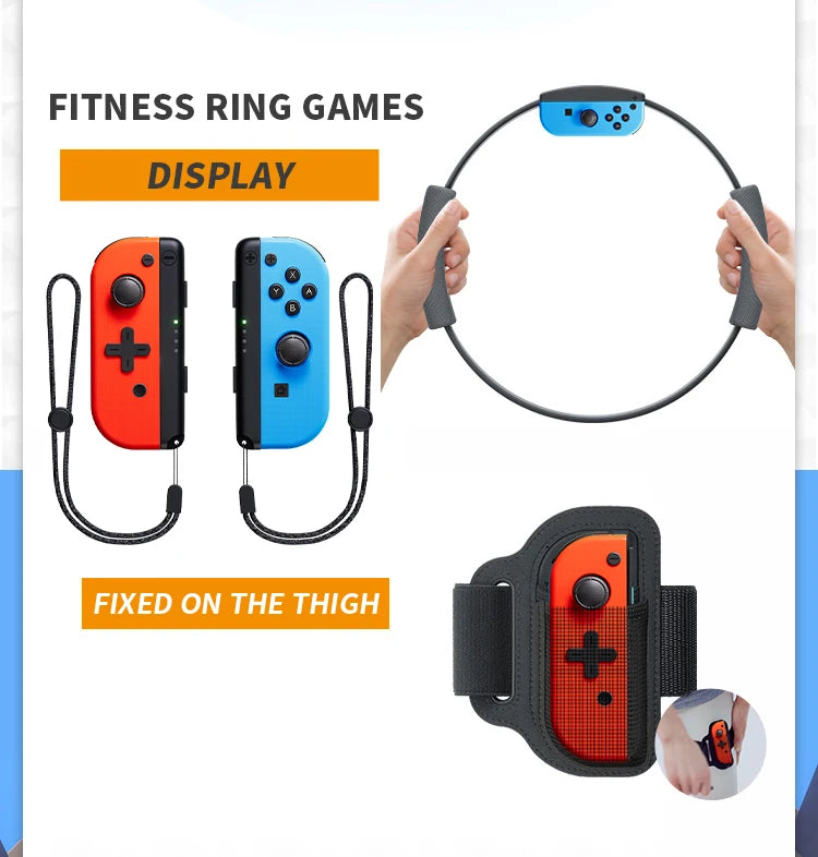 Wireless Switch Joypads, Switch Controller Compatible with Switch/OLED/Lite,Joy Pads for Switch Support NFC FITNESS RING Good Vibrations