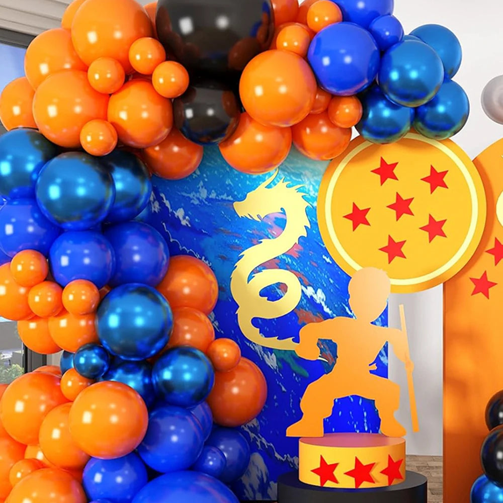 Orange,black,blue,balloon arch kit,birthday party,wedding,bachelor's party,Halloween,coming of age ceremony,party decoration Good Vibrations