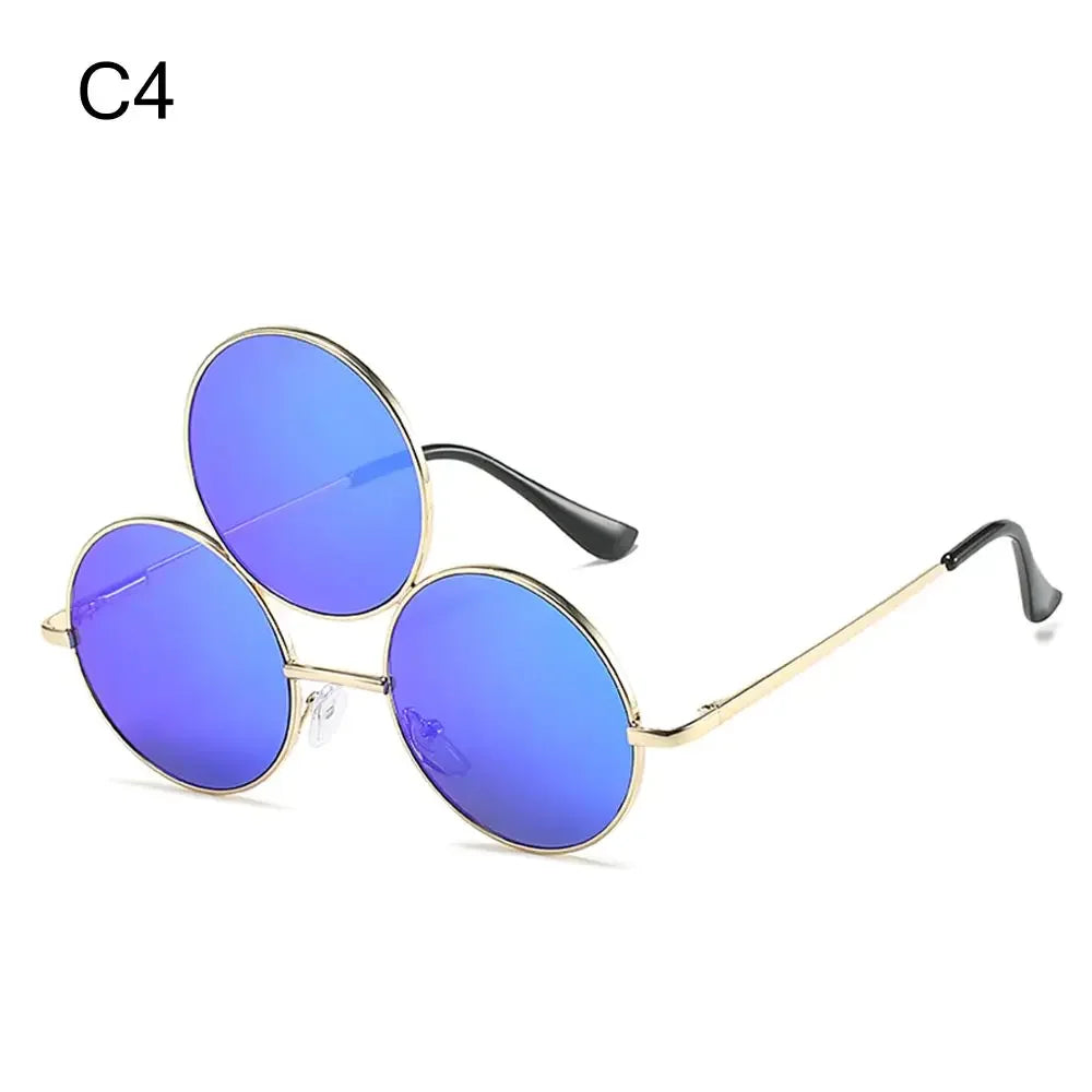 Third Eye Sunglasses Novel Chinese Style Erlang God Three Eyes Punk Glasses Funny Party Halloween Cosplay Glasses Good Vibrations