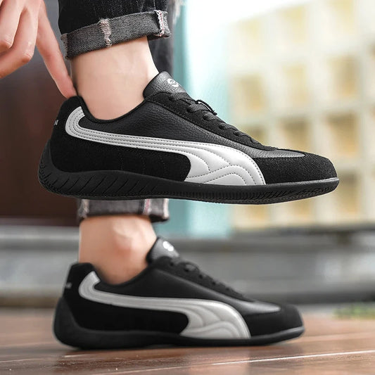 2025 New Comfortable Low Top Retro Racing Shoes Running Sports Fashion Trends Men and Women Versatile Casual Sneakers Original Good Vibrations