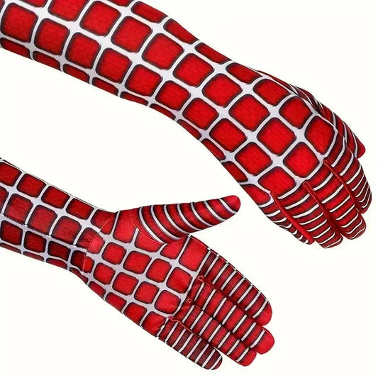 Halloween Party Superhero Fantasy Costume Kids Party Bodysuit Costume with Mask for Kid's Outfit for Carnival Party Performance Good Vibrations