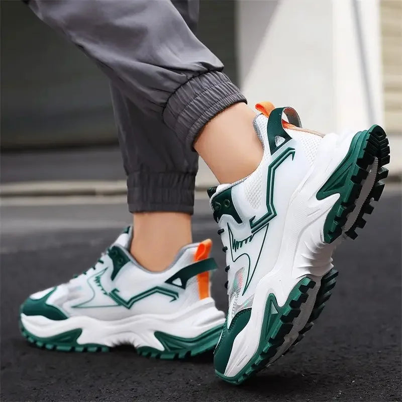 Men Sneakers Breathable Running Shoes 2025 Men Comfortable Black Casual Sneakers Outdoor Fashion Casual Shoes Zapatos De Mujer Good Vibrations
