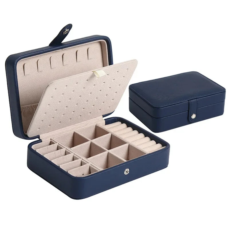 Jewelry Boxes Leather Jewelry Box Organizer Jewelry Display and Packaging Ring Box Suitable for Earrings and Rings Good Vibrations