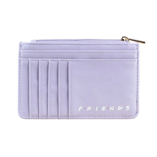 Slim & Stylish Women's Light Purple PU Coin Purse with Golden-Tone Accent - Ultra-Thin Wallet Good Vibrations