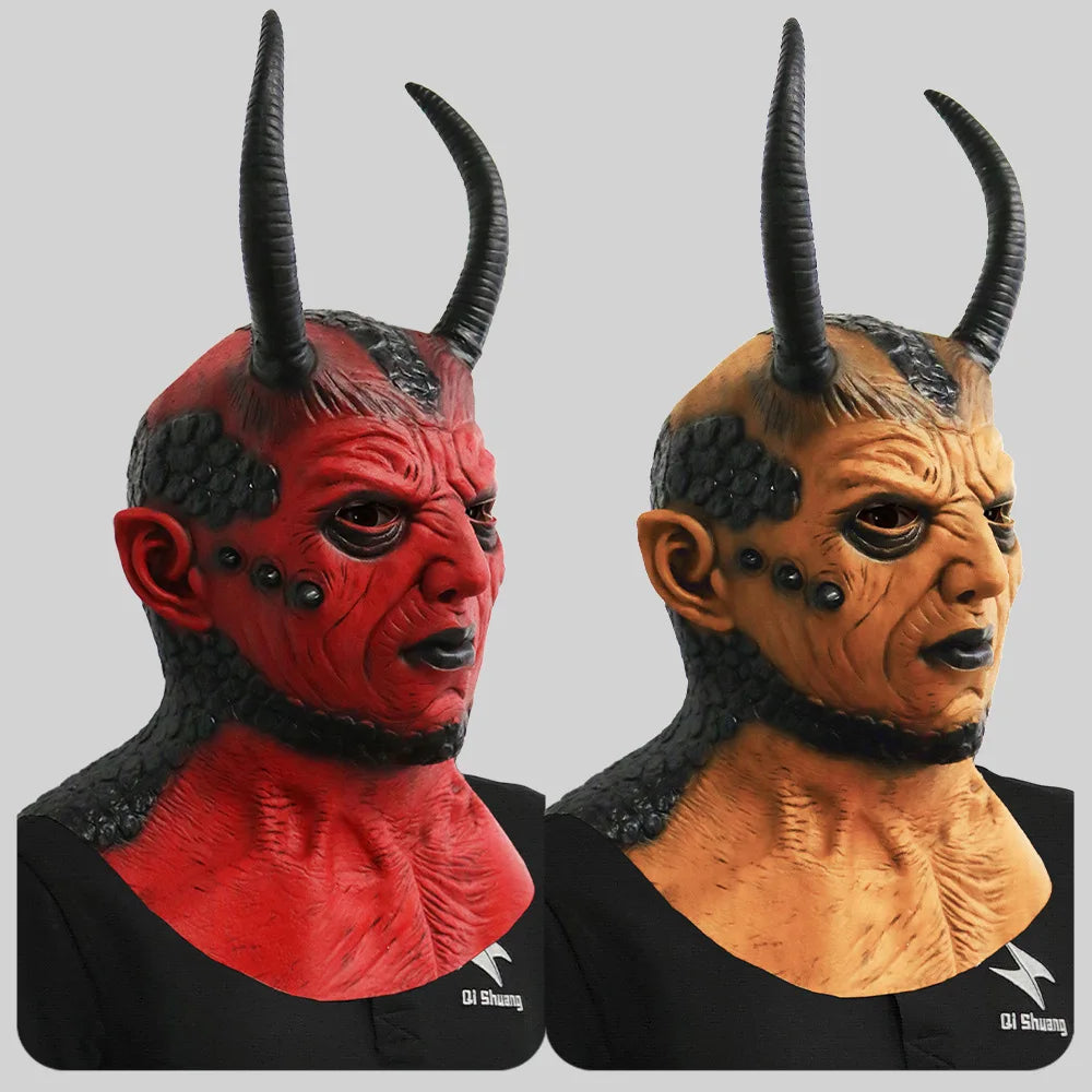 Halloween Mask Adult Monster Cosplay Costume Accessories Day of The Dead Headgear Carnival Party Headwear Festival Stage Props Good Vibrations