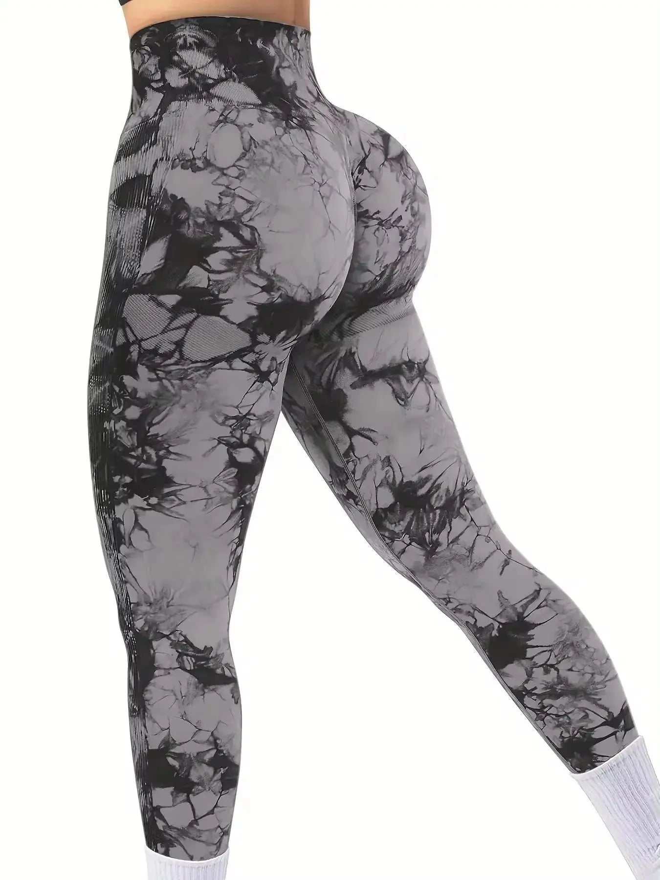 Women Yoga Pants Sport Leggings Seamless High Waist Push Up Woman Tights Fitness Workout Leggins Gym Clothing Good Vibrations