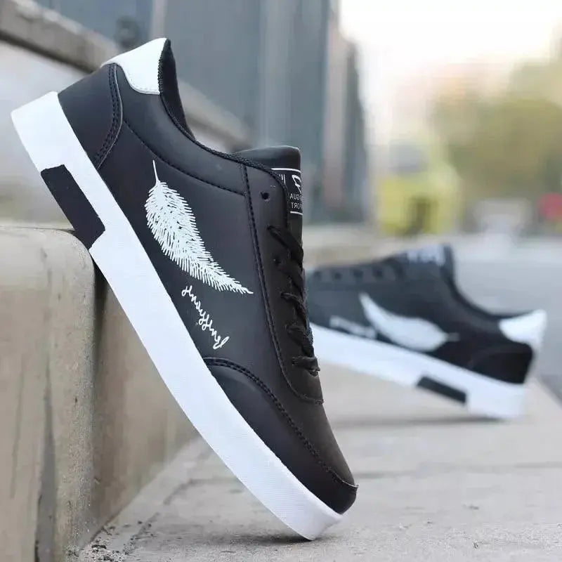Men Sneakers 2024 Summer Men's White Sports Shoes Fashion Male leather casual Shoe Zapatillas Hombre Chaussure Homme Good Vibrations