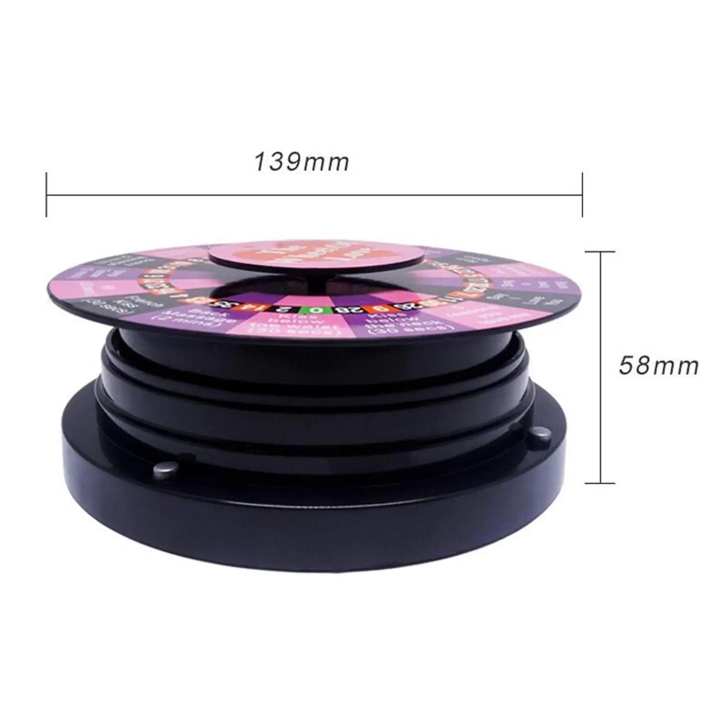 Truth or Dare Game Valentine games party Game Romantic Toy Action Couples Foreplay Prop Turntable Gift DIY Adult Game Board Game Good Vibrations