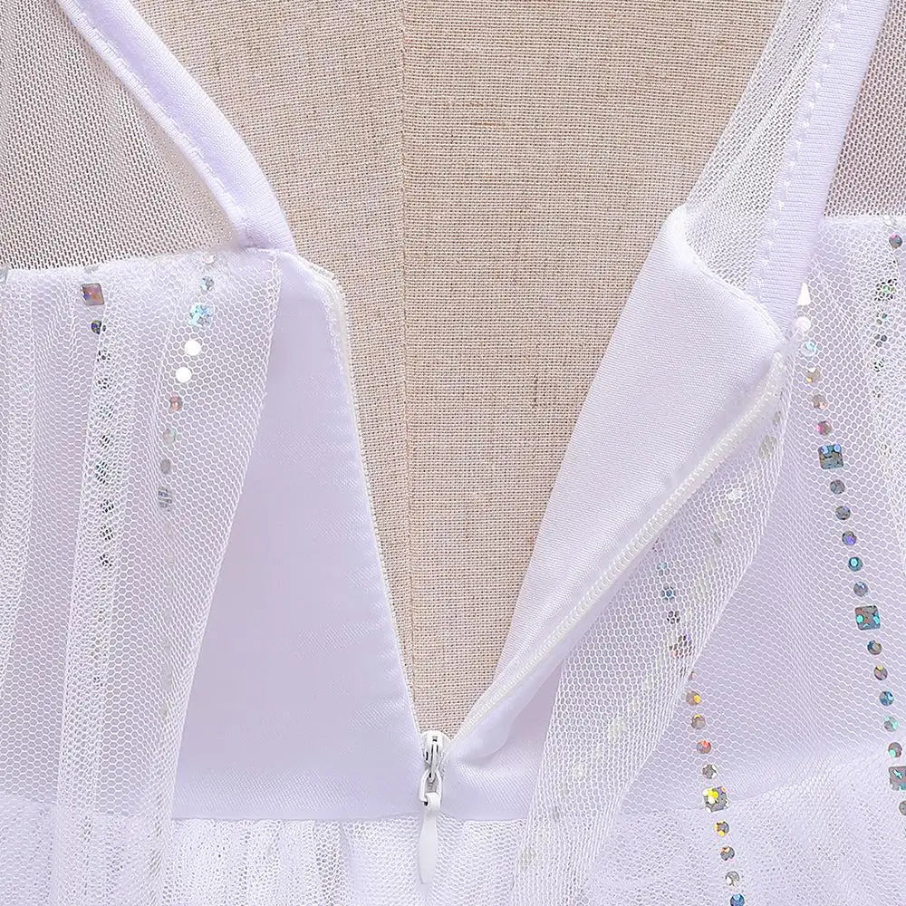 Disney Kids Princess Costume Elsa Anna Halloween Dress Girl Jasmine Moana Dinner Dress Rapunzel Mermaid Pageant Disguise 3-10Y Good Vibrations