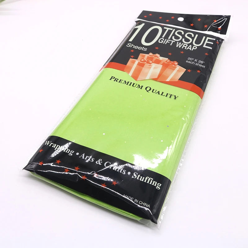 10 Sheets 50*66cm Tissue Paper DIY Handmade Craft Paper Flowers Gift Packing Wedding Festive & Party Home Decoration Supplies Good Vibrations