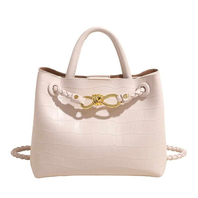 2025 Spring Designer-Inspired Small Square Bag Minimalist Luxury Leather Shoulder Crossbody Purse for Women Good Vibrations