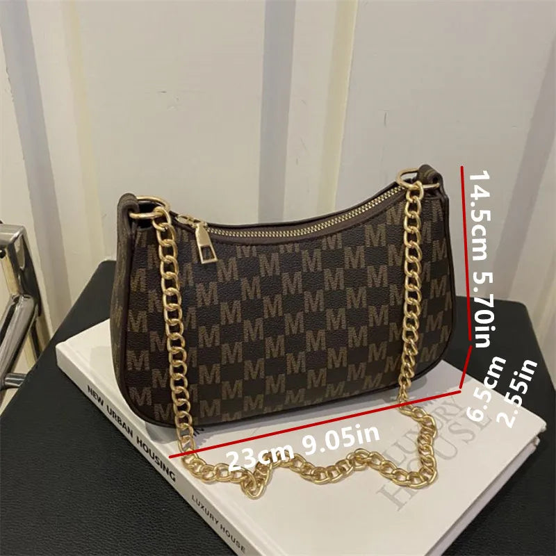 Vintage Style Square Handbag Crossbody Bag Adjustable Strap Women Messenger Shoulder Bag Sophisticated Accessory Tote Bag Purse Good Vibrations