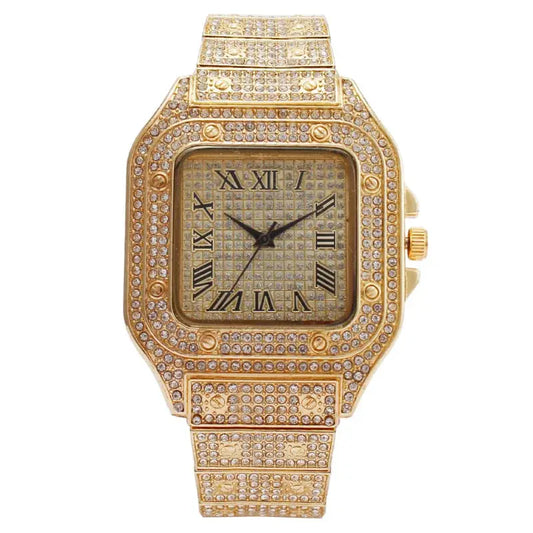 2025 Fashion Watches for Men Women Iced Out Watch Man Luxury Diamond Watch Unisex Quartz Wristwatches Relogio Gift Drop Shipping Good Vibrations