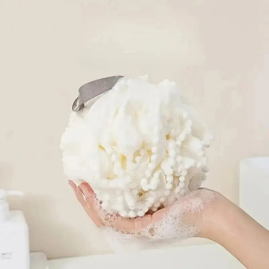 Bathing Flower Foaming Sponge Bubble Wisp for Body Soft Shower Flower Mesh Ball Skin Cleaner Cleaning Tools Bathroom Accessories Good Vibrations
