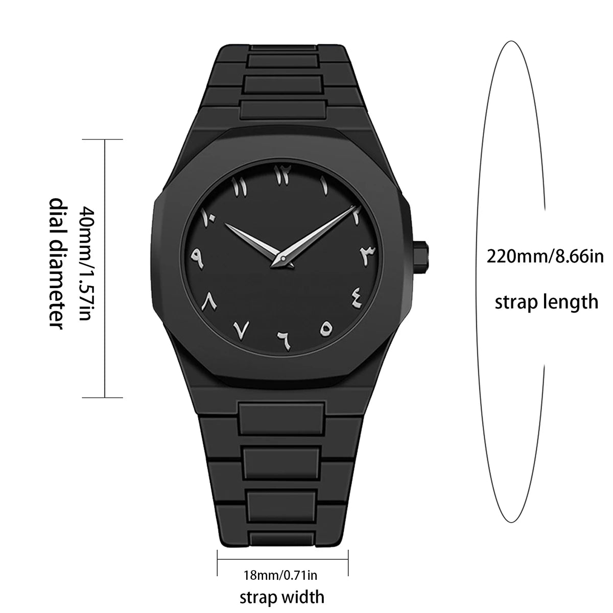 2025 New Modern Simple Creative Sports and Leisure Watch Creative Design Waterproof Quartz Movement Energy Watches Gift for Men Good Vibrations