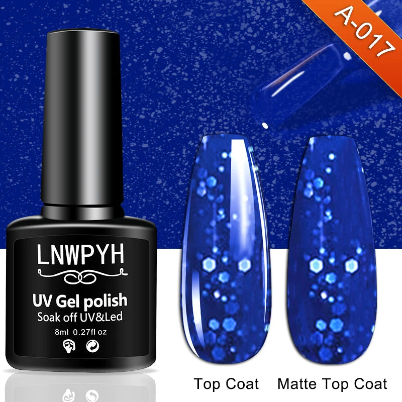 Nail Gel Polish 36 Color Gel Nail Polish Semi Permanent Gel Vernis Base Top Coat Nail Art Manicure Soak Off LED UV Gel Varnishes Good Vibrations