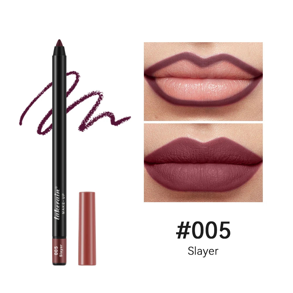Lip Liners Pencil Eyeliner Lips Original Makeup Long Lasting Lip Liner Set Lipliner Pencil Waterproof Cosmetics Brown Lipstick Good Vibrations