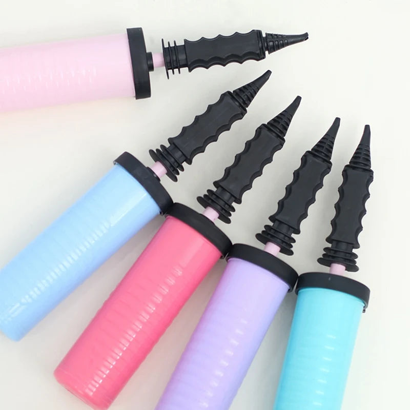 Balloon Pump Balloon Accessories Balloon inflator hand push Air Pump Wedding Valentine Birthday Party Decoration Tools Good Vibrations
