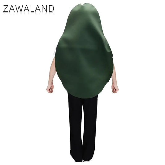 Zawaland Couple Avocado Costume Fruit Food Cosplay Disguise Wear Woman Man Carnival Purim Party Clothes Stage Performance Outfit Good Vibrations