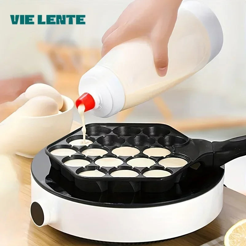 Pancake Batter Bottle Battler Mixer With Blender Ball Wire Whisk For Restaurant Baking Pancakes Cupcakes Muffins Crepes And More Good Vibrations