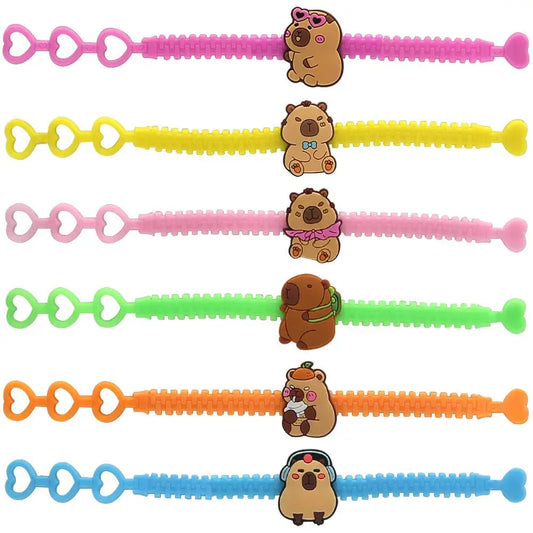 Cartoon Capybara Birthday Party Decoration Disposable Tableware Cup Plate Napkins Tablecloth Banner Baby Shower Party Supplies Good Vibrations