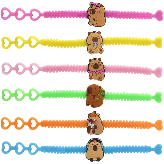 Cartoon Capybara Birthday Party Decoration Disposable Tableware Cup Plate Napkins Tablecloth Banner Baby Shower Party Supplies Good Vibrations