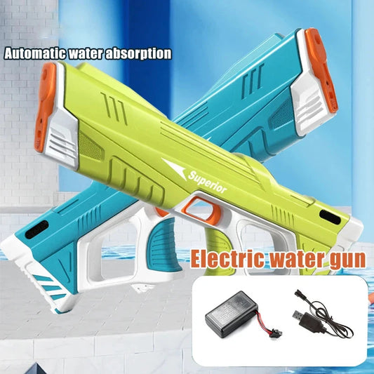 Electric Water Gun Toys Bursts Children's High-pressure Strong Charging Energy Water Automatic Water Spray Children's Toy Guns Good Vibrations