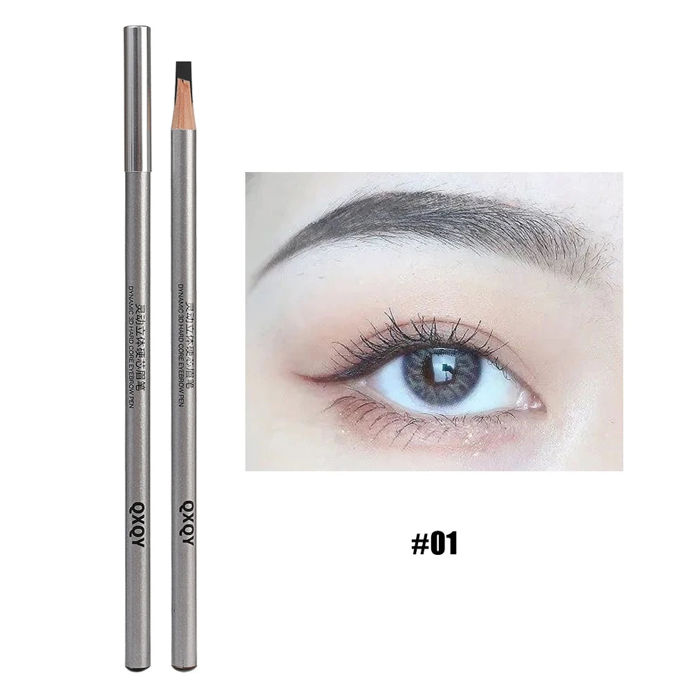 Natural Microblading Eyebrow Pencil Waterproof Eye Brow Enhancer Pen Long Lasting Eyes Makeup Tools Cosmetics Black Brown Gray Good Vibrations