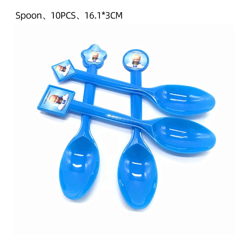 Baby Boy Party Decoration Banner Tableware Supplies Paper Boy DIY Cake Topper Birthday Foil Balloons Kit Accessory Gift Bags Good Vibrations