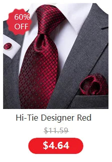 Hi-Tie Blue Business Solid 100% Silk Men's Tie NeckTie 8.5cm Ties for Men Formal Luxury Wedding High Quality Gravata Good Vibrations