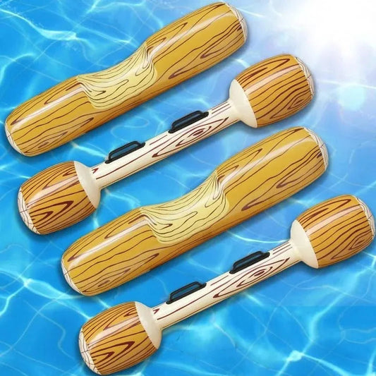 Pool Float Inflatable Canoe Water Toy Swimming Toy with Paddle Children's Boat Air Mattress Swimming Seat Water Sports Good Vibrations