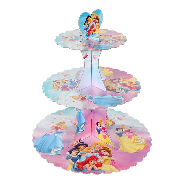 Princess Party Decorations Kids Girls Birthday Supplies Include Paper Cup Plate Napkin Balloon Banner Tablecloth Cake Topper Good Vibrations