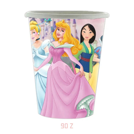 Princess Party Decorations Kids Girls Birthday Supplies Include Paper Cup Plate Napkin Balloon Banner Tablecloth Cake Topper Good Vibrations